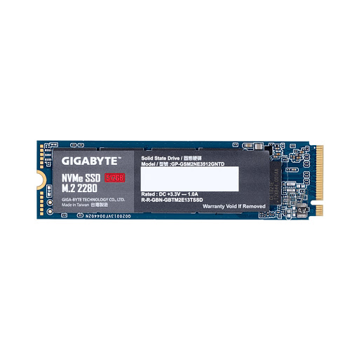 Ổ cứng SSD Gigabyte 512GB M.2 2280 NVMe Gen3 x4