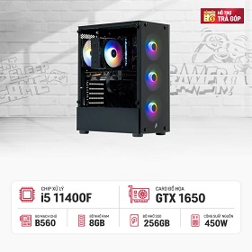 Máy tính Gaming Intel Core i5-11400F/8GB/256GB SSD/GeForce GTX 1650