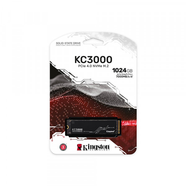 Ổ cứng SSD Kingston KC3000 1024GB NVMe M.2 2280 PCIe Gen 4x4