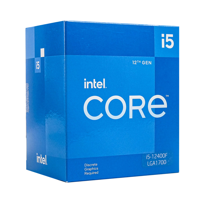 CPU INTEL Core i5-12400F (6C/12T, 2.50 GHz - 4.40 GHz, 18MB) - 1700