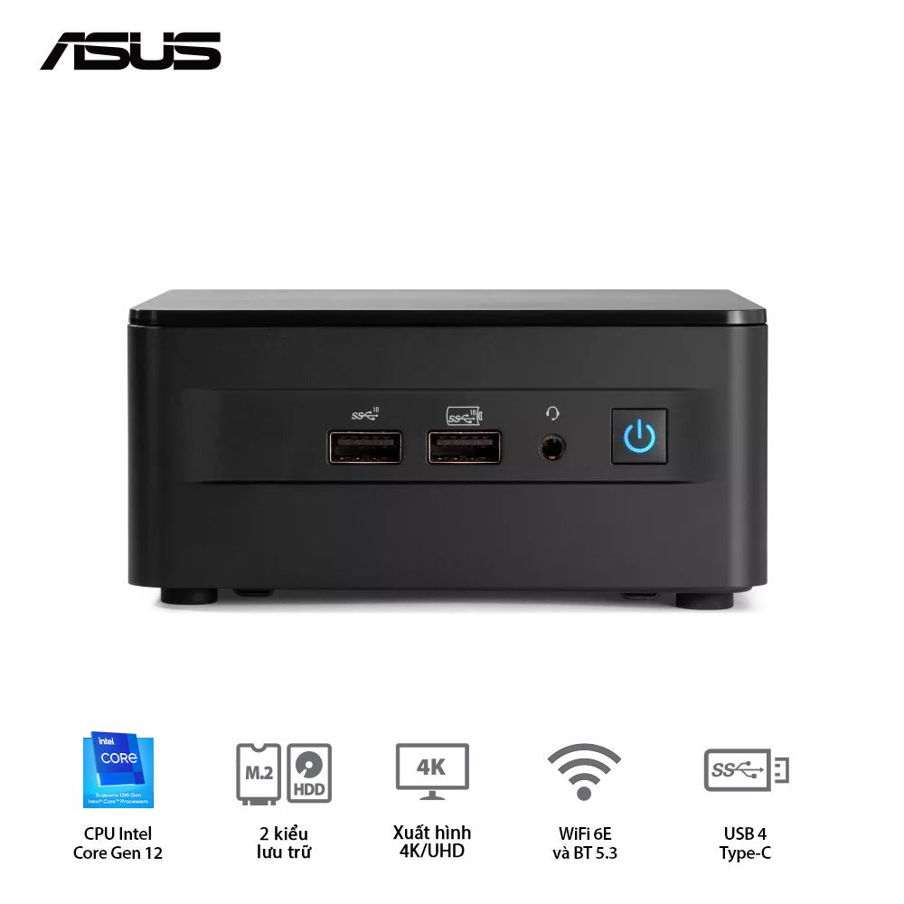 Mini PC Asus NUC 12 Pro Tall RNUC12WSHI700000I (i7-1260P, Iris Xe Graphics)