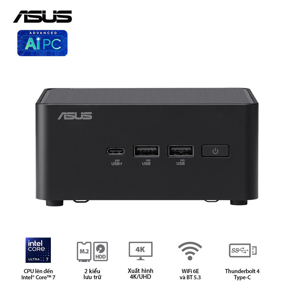 Mini PC Asus Asus NUC 14 Pro RNUC14RVHU700000I (Ultra 7 155H, Arc Graphics)