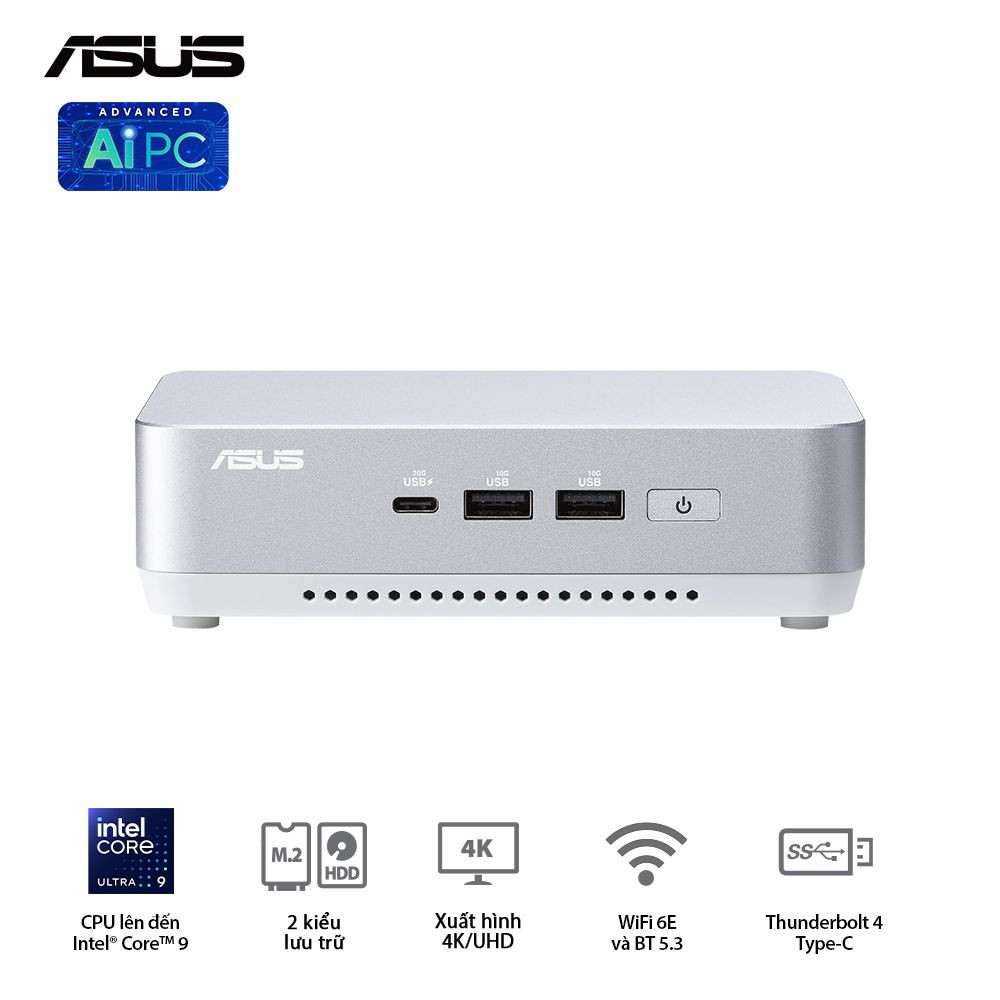 Mini PC ASUS NUC 14 Pro Plus RNUC14RVSU700001I (Ultra 7 155H, Arc Graphics)