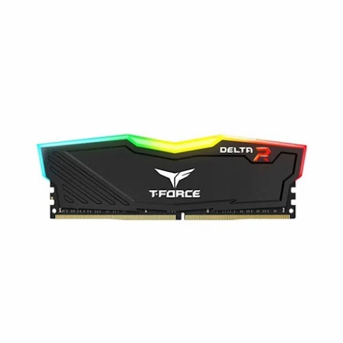 RAM desktop TEAM T-Force Delta Black RGB 8GB (1 x 8GB) DDR4 3200MHz (TF3D48G3200HC16C01)