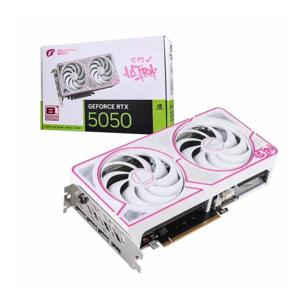 Card màn hình Colorful iGame RTX 5050 Ultra W Duo OC8 GB-V