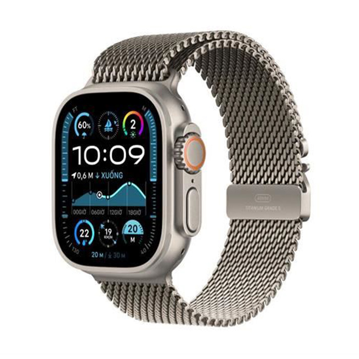 Apple Watch Ultra 2 GPS / Cellular 49mm viền Titanium dây Milan