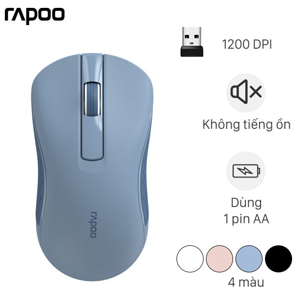 Chuột Không Dây Silent Rapoo B2S