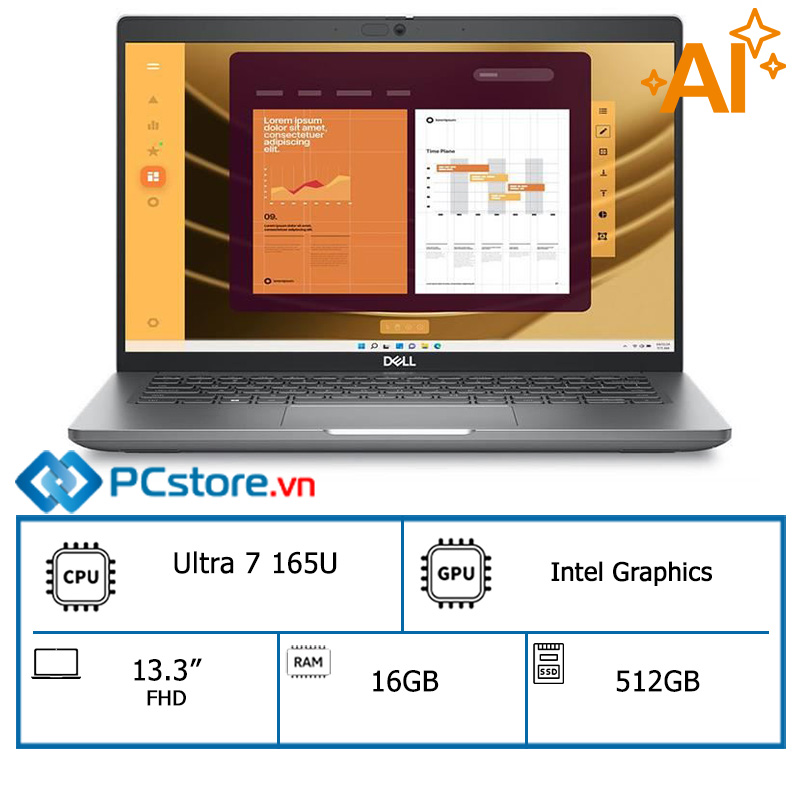 Laptop Dell Latitude 5350 Ultra 7 165U, 16GB, 512GB