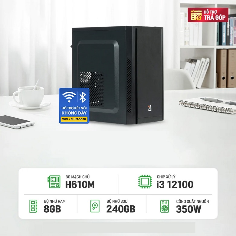 Máy tính Văn phòng Core i3 12100/8GB/240GB