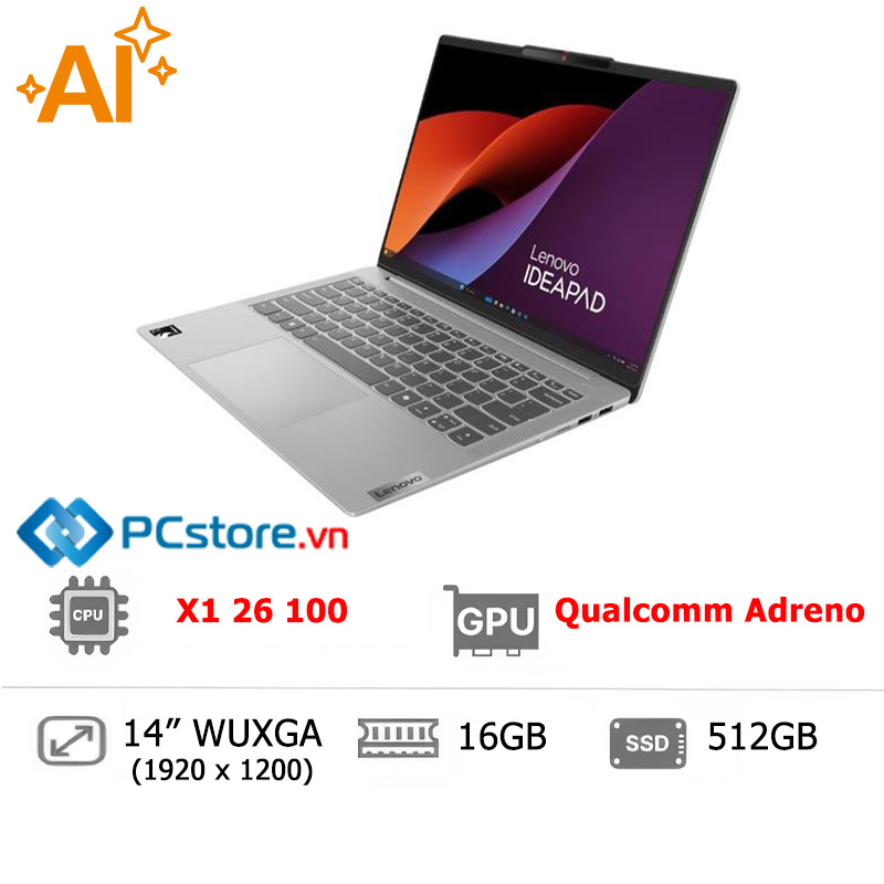 Laptop Lenovo IdeaPad Slim 5 14Q8X9 X1 26 100, 16GB, 512GB, WUXGA OLED