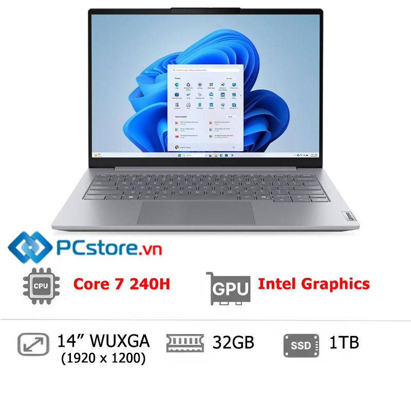 Laptop Lenovo ThinkBook 14 Core 7 240H, 32GB, 1TB, WUXGA