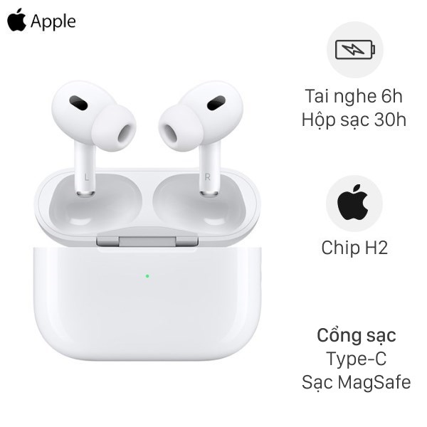 Tai nghe Bluetooth AirPods Pro Gen 2 MagSafe Charge (USB-C) Apple